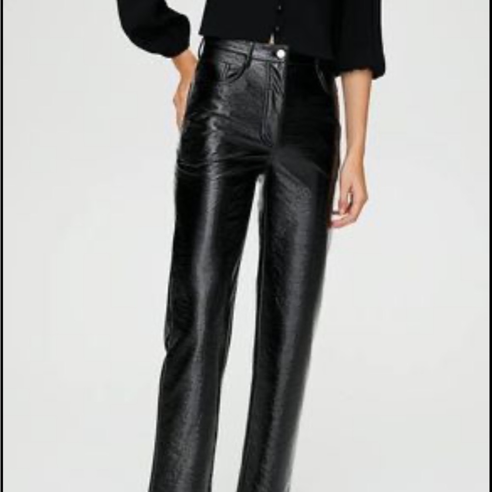 Patent , Aritzia, Melina, leather pants